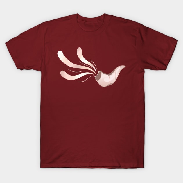 Jewish shofar illustration rose gold T-Shirt by AnnArtshock